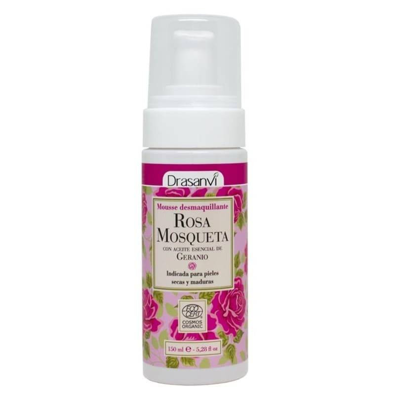 Mousse Desmaquillante Rosa Mosqueta Ecocert BIO 150ml Drasanvi