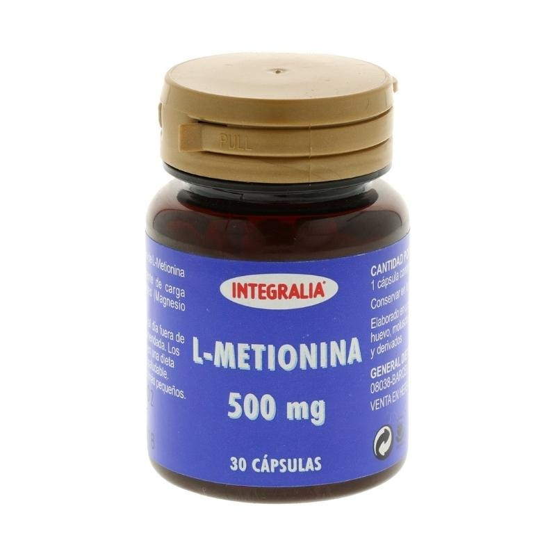 L-Metionina 30 cápsulas 500 mg Integralia