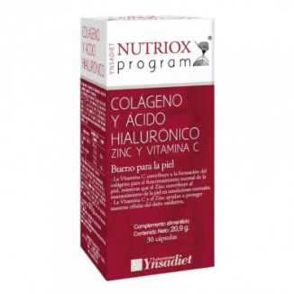 Nutriox Colágeno + Ácido Hialurónico 30 Cápsulas Ynsadiet