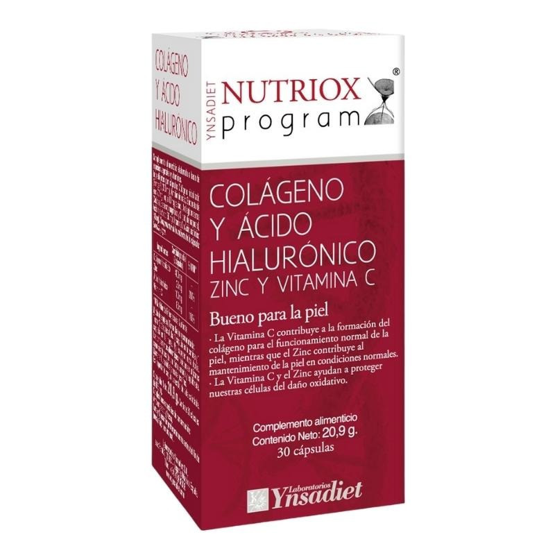 Nutriox Colágeno + Ácido Hialurónico 30 Cápsulas Ynsadiet