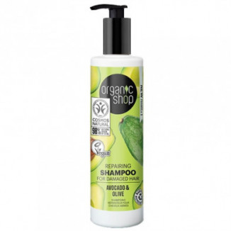 Champú Reparador Cabello Dañado Aguacate Y Oliva 280 ml Organic Shop