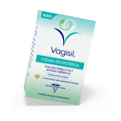 Vagisil Cuidado Inc Toall Int 2En1 12 U