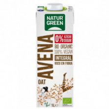 Bebida de Avena Integral 0% Azúcares Bio 1L NaturGreen