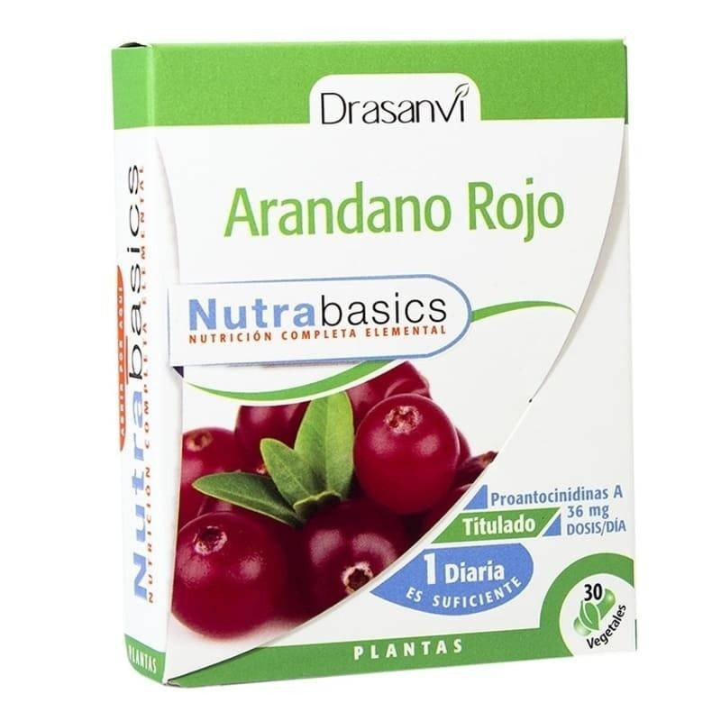 Arandano Rojo 30 Cápsulas NutraBasicos Drasanvi