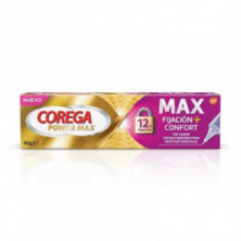 Power Max Fijación + Confort 40 g Corega