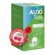 AuxiTuss Kids Tos y Dolor de Garganta 6 Ud Chiesi