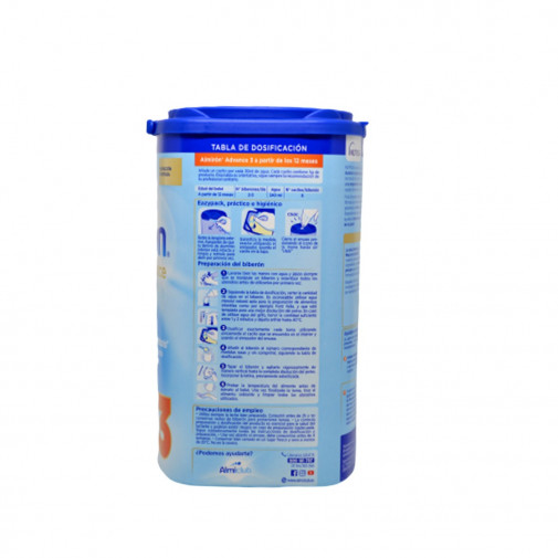 Almirón 3 Advance Leche De Crecimiento 800g