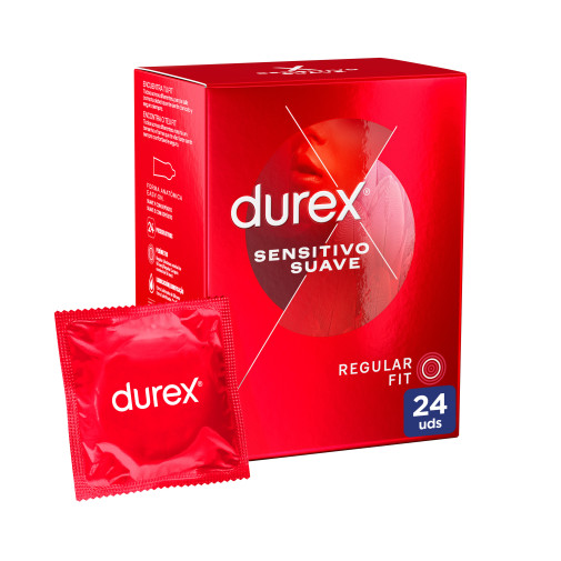 Durex Sensitivo Suave 24 Preservativos Finos