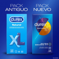 Preservativos Durex Natural Xl 12 Unidades