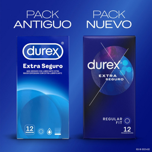 Durex Extra Seguro 12Uds Preservativos