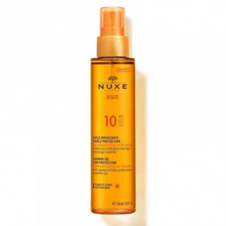 Nuxe Sun Aceite Bronceador Rostro y Cuerpo SPF10 150 ml