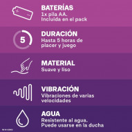 Vibrador Durex Intense Orgasmic Play Pure Fantasy