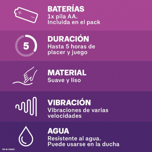 Vibrador Durex Intense Orgasmic Play Pure Fantasy