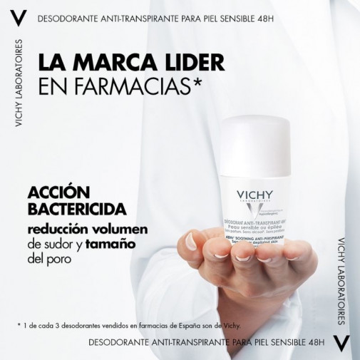 Vichy Antitranspirante 48h Piel Sensible 50 G