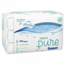 Dodot Toallitas Aqua Pure 99% Agua 144 uds (3x48)