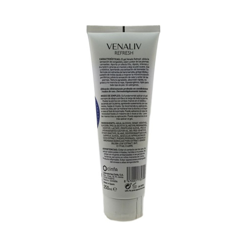 Farmalastic Venaliv Refresh Gel Efecto Frio Piernas Cansadas 250ml