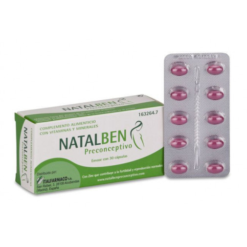 Natalben Preconceptivo 30 Cápsulas