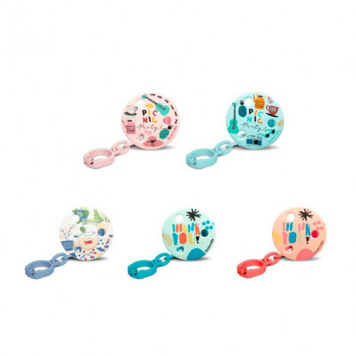 Suavinex Broche Pinza Redondo+Cadena +0M