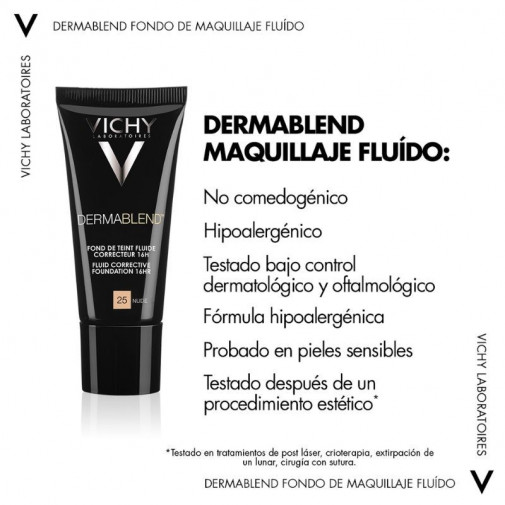 Vichy Maq Corrector Dermablend 25 Nude