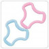 Dr. Brown´s Mordedor Flexess Aro Dentición 3m+   Color   Rosa