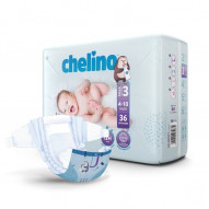 Pañales Chelino Talla 3 (4 10 Kg) Tumbado 36 Unidades