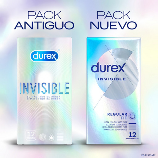 Durex Invisible Extra Sensitivo 12 Preservativos