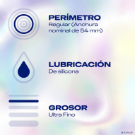 Durex Invisible Extra Sensitivo 12 Preservativos