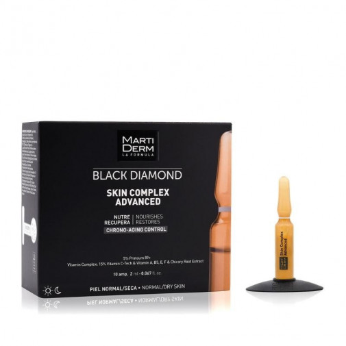 Skin Complex Piel Normal/seca Black Diamond 10 Ampollas Martiderm