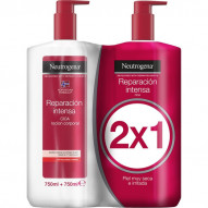 Neutrogena Duplo Loción Corporal Reparación Intensa Piel Muy Seca Irritada 2x750ml