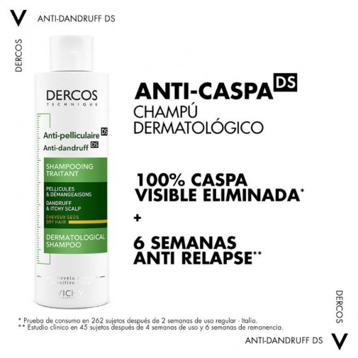Dercos Tec.champu Anticaspa Cab Sec 400