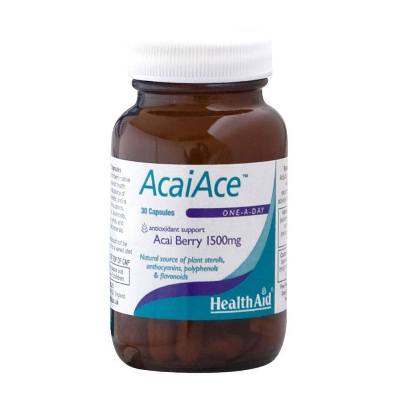 Acai Berry 30 Cápsulas Health Aid