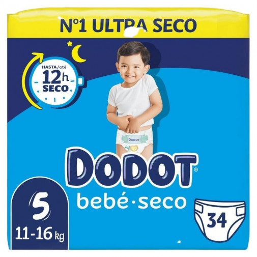 Dodot Mainline Small Talla 5 11 16Kg 34 Pañales