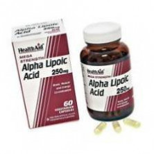 Ácido Alfa Lipoico 250 mg 60 Cápsulas Health Aid