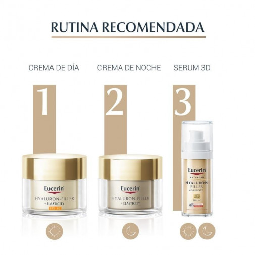Eucerin Elasticity +filler Cr Noche 50m