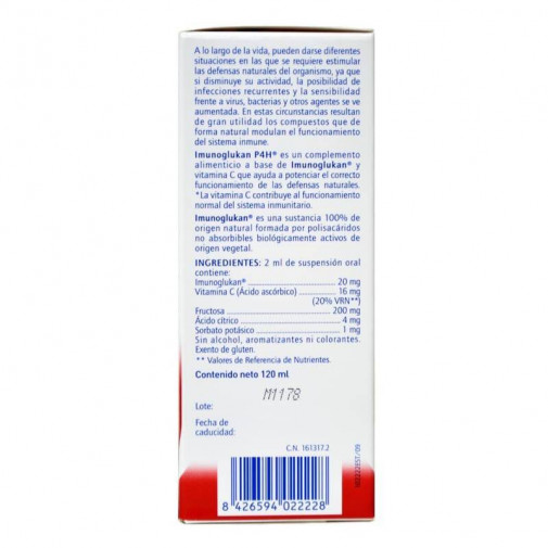 Imunoglukan P4h 120 Ml