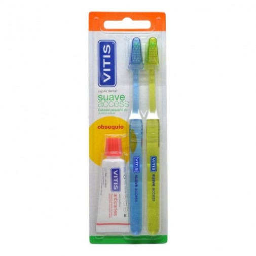 Pack Vitis Cepillo Duplo Suave Acces