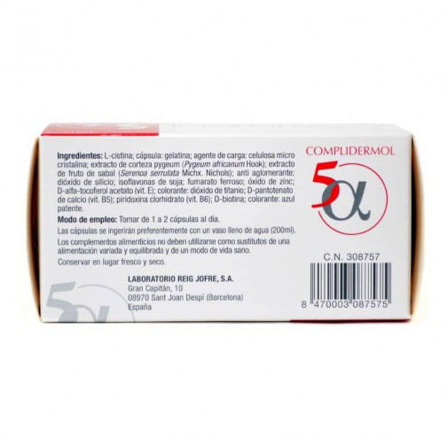 Complidermol 5 Alfa 60 Caps