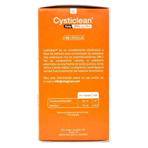 Cysticlean Forte 240 Mg 60 Capsulas