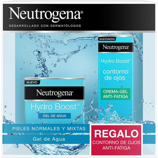 Neutrogena Hydro Boost Pack Gel De Agua + Contorno De Ojos Pieles Normales Y Mixtas