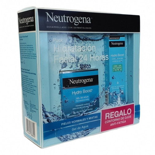 Neutrogena Hydro Boost Pack Gel De Agua + Contorno De Ojos Pieles Normales Y Mixtas