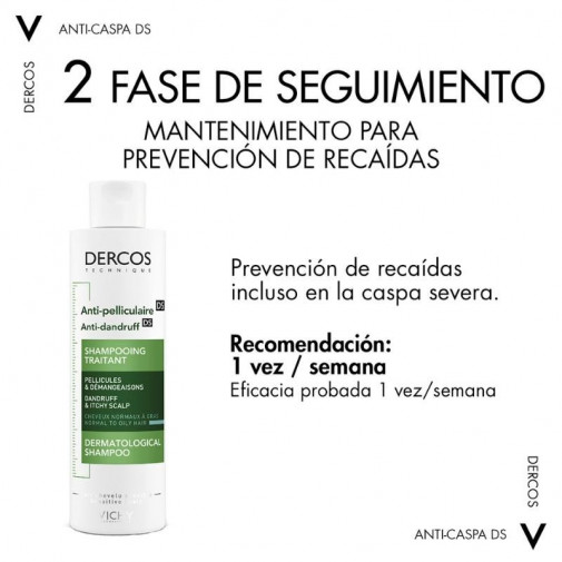 Vichy Dercos Champú Anticaspa Ds Normal A Graso 200 Ml