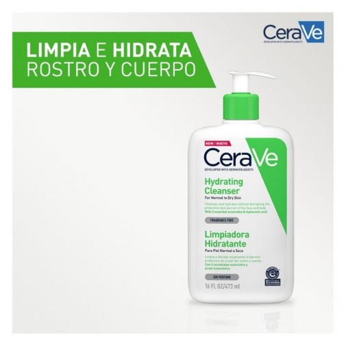 Cerave Limpiadora Hidratante 473 Ml
