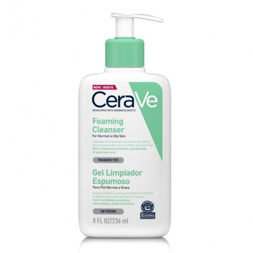 Cerave Gel Limpiador Espumoso 236ml