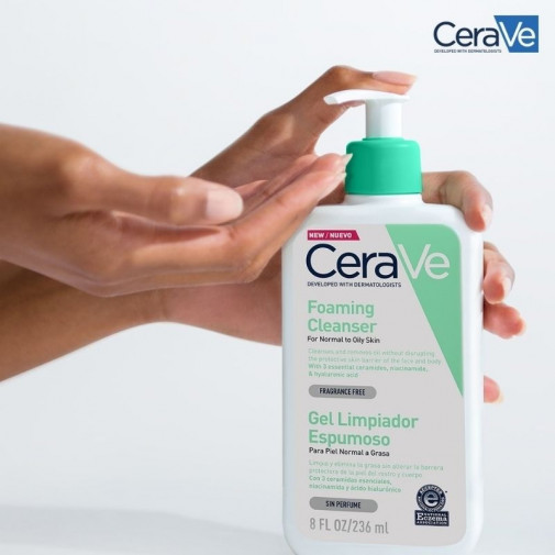 Cerave Gel Limpiador Espumoso 236ml