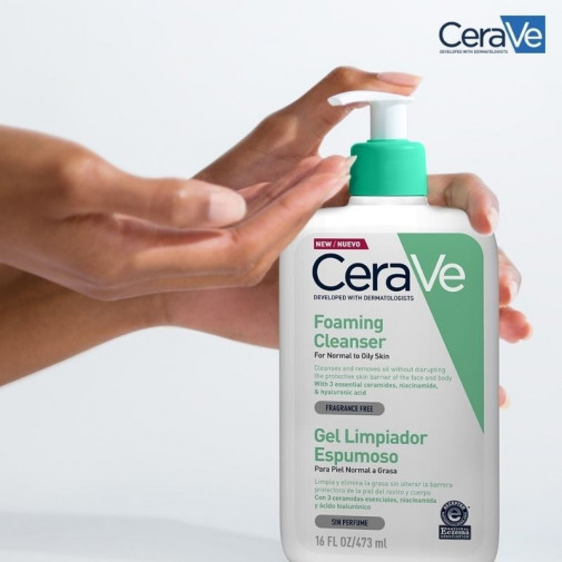 Cerave Gel Limpiador Espumoso 473ml