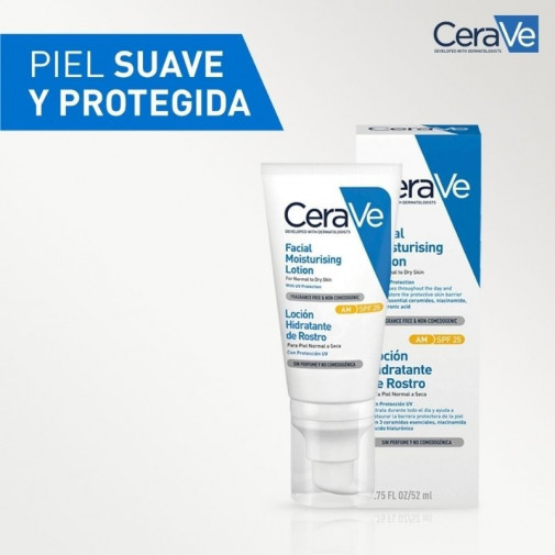 Cerave Loción Hidratante De Rostro SPF 30 52 ml