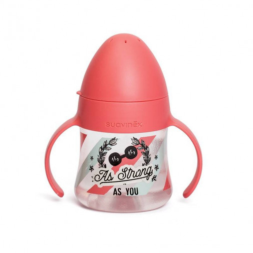 Suavinex First Biberón Entrena Asas Silicona As You +4m 150ml