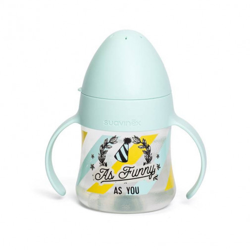 Suavinex First Biberón Entrena Asas Silicona As You +4m 150ml