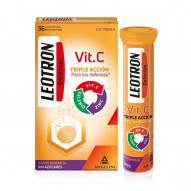Leotron Vitamina C Triple Protección 36 Comprimidos Efervescentes