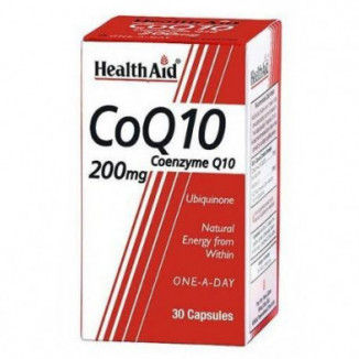 Coenzima Q10 200 mg 30 Cápsulas Health Aid